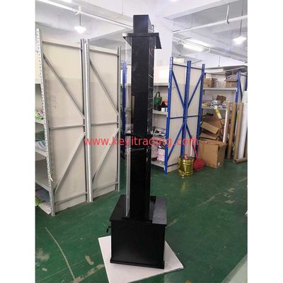 Floor Standing Rotating Zippo Lighter Display Case With Storage Cabinet