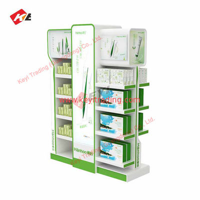 Customized Shopping Mall Floor Stand Display Rack Retail Store Beauty Salon Furniture For Cosmetic Display Cabinet