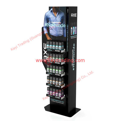 New Style Luxury Skincare Display Cabinet Beauty Salon Wood Display Rack Furniture Makeup Nail Polish Display Stand