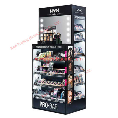 Popular Customized Luxury Beauty Salon Showcase Perfume Cosmetic Store Display Cabinet Lipstick Display