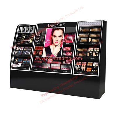 New Style Luxury Skincare Display Cabinet Beauty Salon Wood Display Rack Furniture Makeup Nail Polish Display Stand