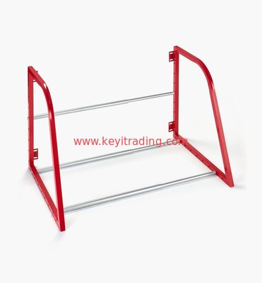 Tire Storage Rack for Garage, Heavy Duty Tier Organizer Shelf for Home Workshop, Red Adjustable Spare Tire Holder, Holds