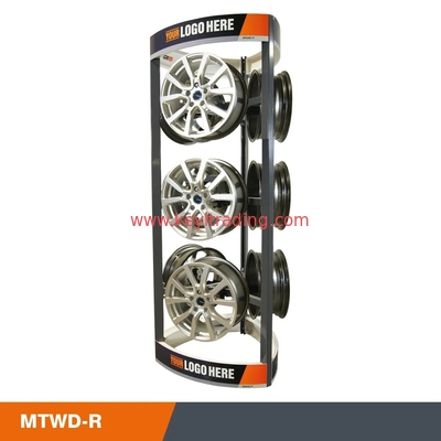 Wheel display rack tire storage rack for garage