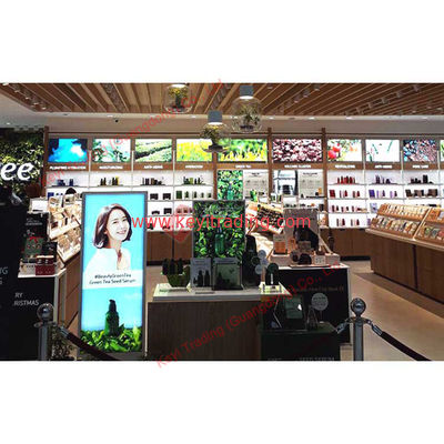 Fashion Design Beauty Salon Make up Stand Showcase Retail Shop Decoration shelves for shops Cosmetic Display Cabinet