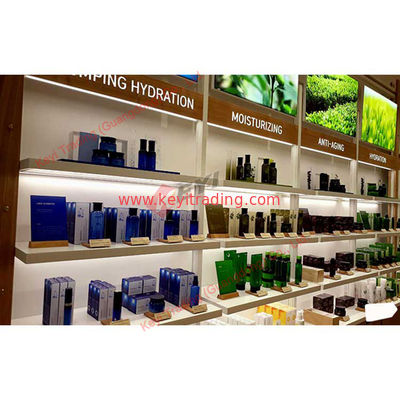 Fashion Design Beauty Salon Make up Stand Showcase Retail Shop Decoration shelves for shops Cosmetic Display Cabinet