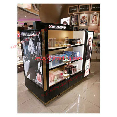 retail store wooden display shelving gondola for customized supermarket equipment beauty salon studio cosmetic display