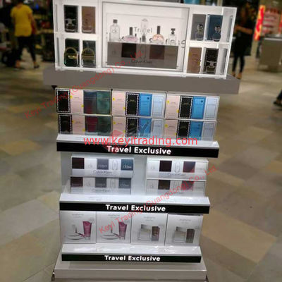 retail store wooden display shelving gondola for customized supermarket equipment beauty salon studio cosmetic display