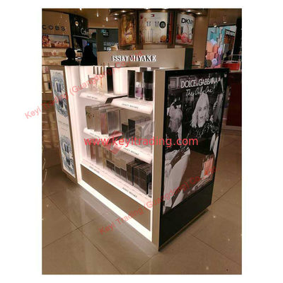 retail store wooden display shelving gondola for customized supermarket equipment beauty salon studio cosmetic display
