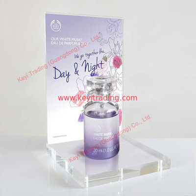 factory wholesale custom business cosmetic makeup perfume display stand acrylic display for exhibition
