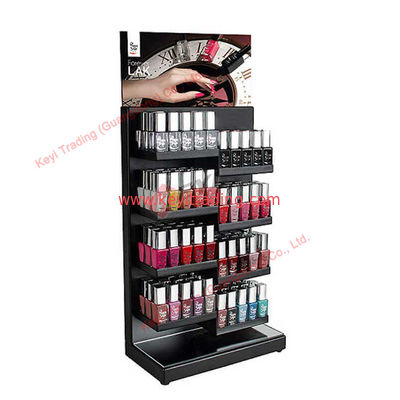 Custom Design Factory Price Nail Polish Display Rack Single Side Multilayer Display Stand Cosmetic Display