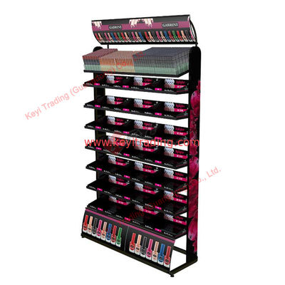 Custom Design Factory Price Nail Polish Display Rack Single Side Multilayer Display Stand Cosmetic Display