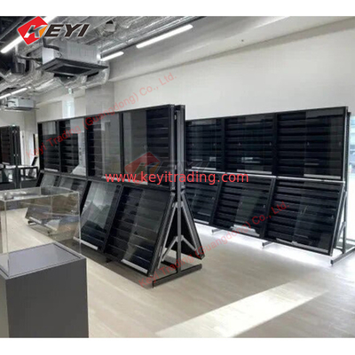 TCG High Quality PS-A Graded Sports Cards Collectible Trading Card Wall Mounted Frame 7 Slot Acrylic Metal Display Case