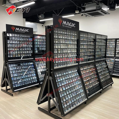 Acrylic Graded Card Display Stand Collectible Lockable Sports Card Display Wall Trading Gift Card Display Stand