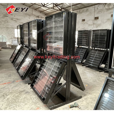 Collectible Card Display Stand Metal Trading Card Display Case with Clear Acrylic for Baseball Sports Card Collection