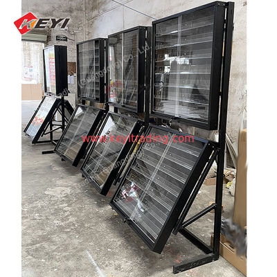 Retail Price Card Display Case PSAs TCG Display Fixtures Metal Repositionable Rail Card Display Stand Single-Sided Showcase