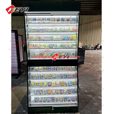 Factory Sales New Design Custom Single PSA Graded Card Slab Led Display Stand Trading Card Display case For Sports Trading Card Case TCG Cards