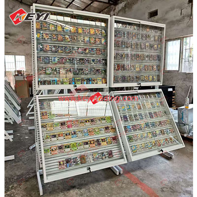 KEYI Collectible Sports Card Display Case Acrylic Graded Lockable Card Display Stand Trading Card Display Showcase