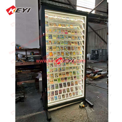 TGC Store Trading Card Display Case Custom Retail Shop Sports Card Wall Display Showcase With Led Light