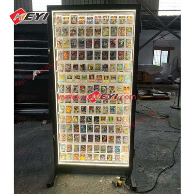 KEYI Collectible Sports Card Display Case Acrylic Graded Lockable Card Display Stand Trading Card Display Showcase