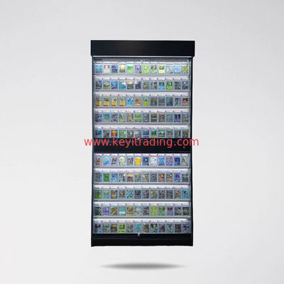 TGC Store Trading Card Display Case Custom Retail Shop Sports Card Wall Display Showcase With Led Light