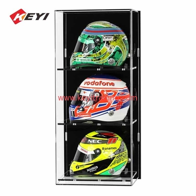 factory custom Wall Mount Acrylic Mini Motorcycle Helmet Display Case