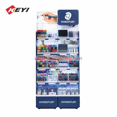 reasonable price custom Stationer Floor Pen Display Stand for retail