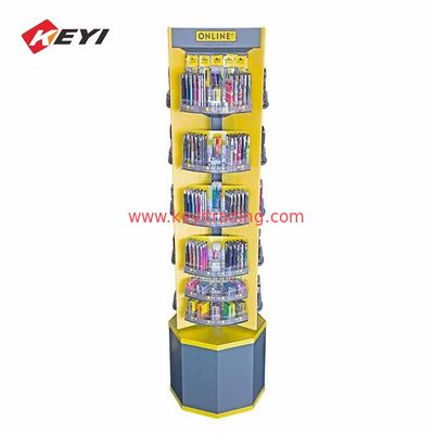 Retail Store Floor Stationery Stand Fountain Pen Display Racks