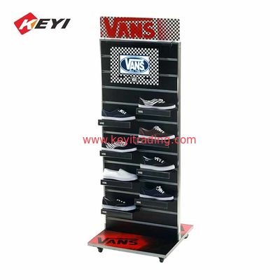Modern pop retail display rack metal Shoe Display Shelves for shop
