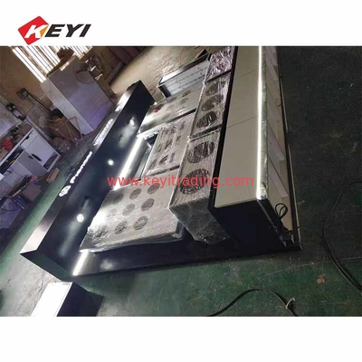 Custom Design MDF Retail Furniture System Car Audio Display Stand with led light