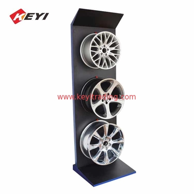 Professional Factory Custom Metal Floor Car Wheel Rim Stand Alloy Wheel Display Rack