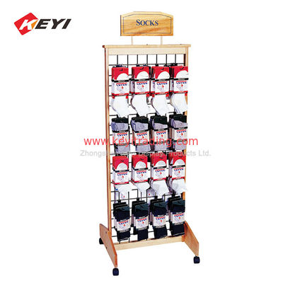 High Quality Retail Shop Freestanding Happy Socks Display Rack Stand