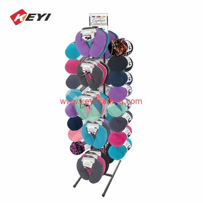 Retail Shop Neck Pillow Holder Stand Metal Hanging U Shape Travel Pillow Display Rack