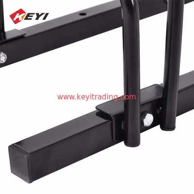 Easy To Assemble Bicycle Storage Rack Black Metal 4 Bike Parking Rack