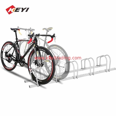 Park Road Easy To Assemble Chrome Finish Bike Parking Rack For 5 Bicycle
