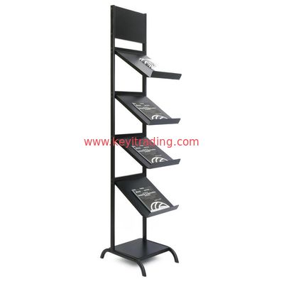 China Factory Custom Floor Standing Magazine Stand Magazine Display Racks