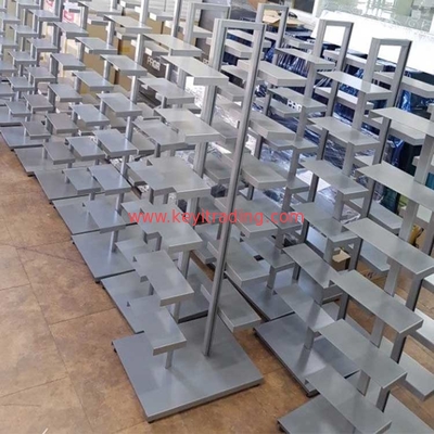 Custom Footwear Store Floor Metal Shoes Rack Shoe Display Stand For Retail Shop