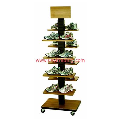 Made In China OEM Shoe Shop Sneaker Shelf Retail Shoe Display Rack Stand
