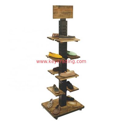 Made In China OEM Shoe Shop Sneaker Shelf Retail Shoe Display Rack Stand