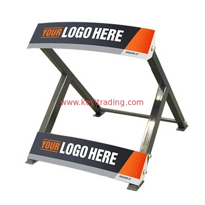 Custom Adjustable Metal Tire Rack Wheel Display Rack For trade show
