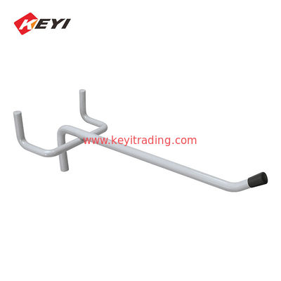 Multipurpose Pegboard Tools Display Rack With 2 adjustable Metal Shelf And Hooks