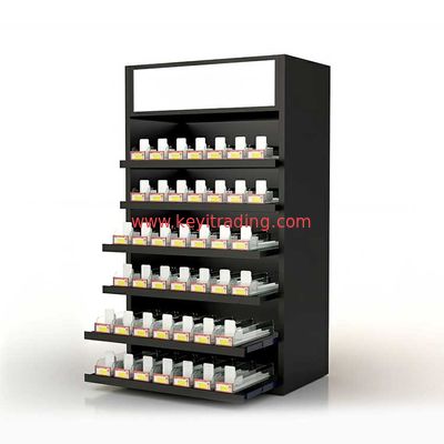 Tobacco Shop Countertop Cigarette Display Case with led Light box