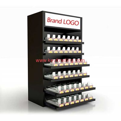 Tobacco Shop Countertop Cigarette Display Case with led Light box