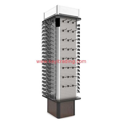 Free Standing 4 Way Mobile Phone Accessories And Sunglasses Display Stand