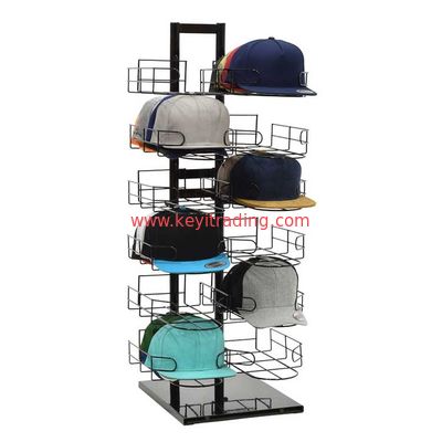 Retail Store Counter Top Metal Baseball Cap Rack Hat Display Stand