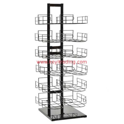 Retail Store Counter Top Metal Baseball Cap Rack Hat Display Stand