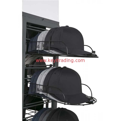 Factory Custom Double Sided Floor Baseball Cap Rack Hat Display Stand