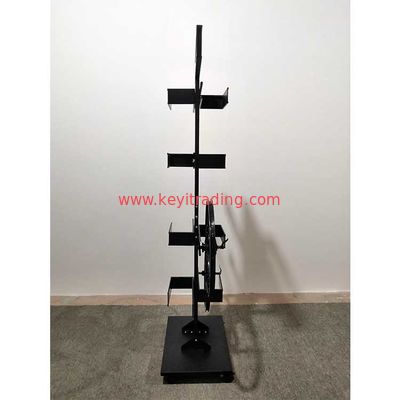 Floor Standing Metal 8 Shelves Bicycle Bike Wheel Rim Display Rack