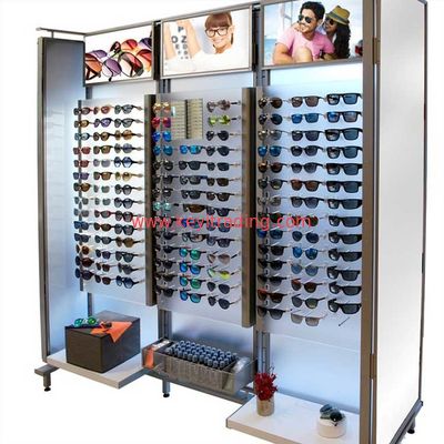Optical Shop Furniture Display Floor Standing Sunglasses Rack