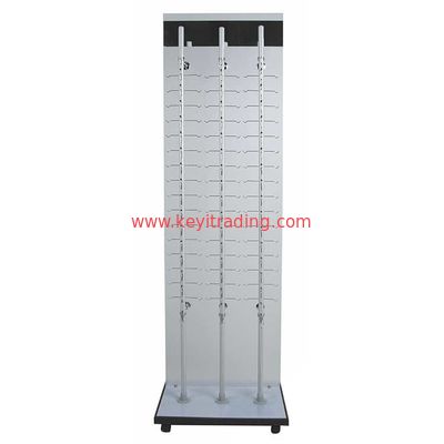 Wholesale custom Double Sided Floor Wooden Eyewear Display Stand
