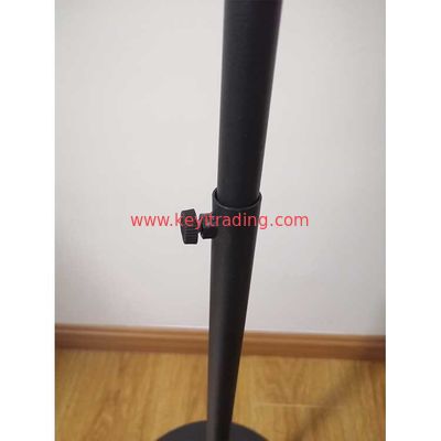 Height Adjustable Metal Rotating jewelry Stand Hanging Lanyard Display Rack - Matte Black